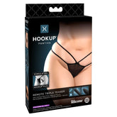 * 5% OFF! * HOOKUP PANTIES REMOTE TRIPLE TEASER - FITS XL-XXL